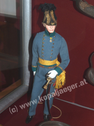 Krauhs Figurine eines Jägeroffiziers in der Uniform 1848