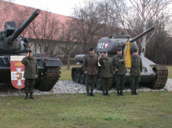Der letzte Kommandant und der Feldzeichentrupp des Panzerbataillon 10 in MAUTERN - Foto: BMLV
