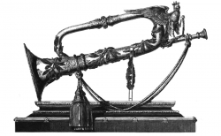 Das Ehrenhorn in fast zeitgenössischer Darstellung (Wien 1864)