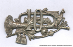 Das Ehrensignalhorn der Kopaljäger mit Bataillonsnummer Vorderseite - Copyright Sammlung Clemens ELLMAUTHALLER, MA