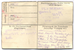 Identifikationsblatt Ludwig PRESS Rückseite - Copyright Sammlung Clemens ELLMAUTHALLER, MA