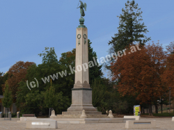 Das Kopal-Denkmal in ZNAIM im September 2012 von Süden (Studentská) aus gesehen. Foto WGE 2012